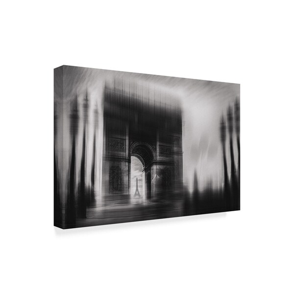 Oussama Mazouz 'Triumphal Arch' Canvas Art,16x24